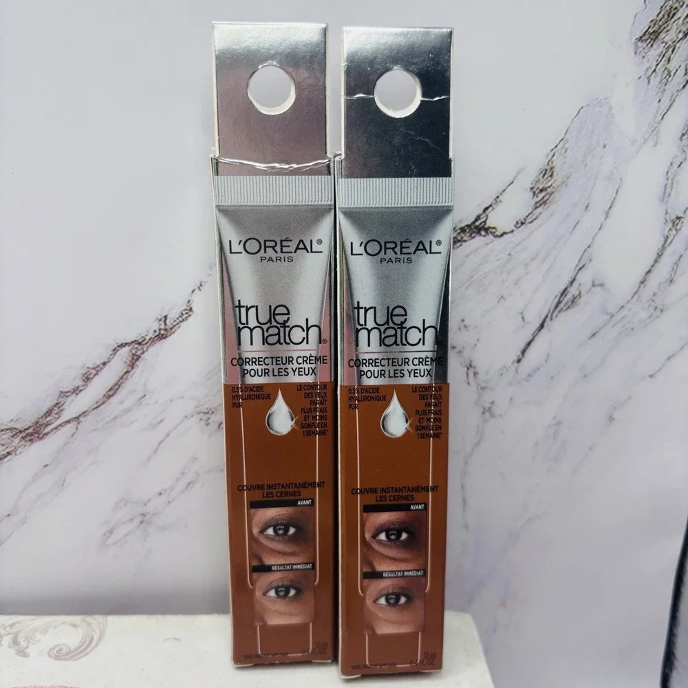 2 PACK! NEW L'Oréal True Match Eye Cream Concealer N7-8 | NIP Fresh Stock - Picture 2 of 5